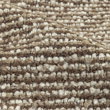 Stone Striped Acrylic Upholstery Boucle