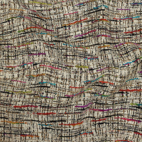 Prism Viscose, Cotton and Linen Chenille Tweed