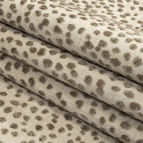 Toast Raised Spots Acrylic Chenille Woven