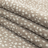 Beige Raised Spots Acrylic Chenille Woven