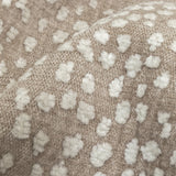 Beige Raised Spots Acrylic Chenille Woven
