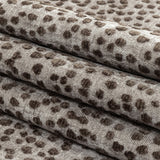 Taupe Raised Spots Acrylic Chenille Woven