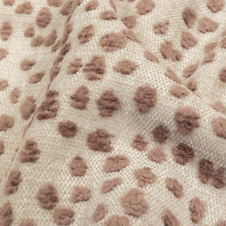 Rosewater Raised Spots Acrylic Chenille Woven