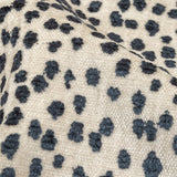 Sapphire Raised Spots Acrylic Chenille Woven