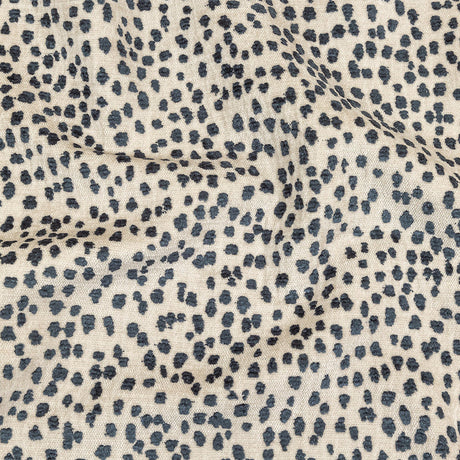 Sapphire Raised Spots Acrylic Chenille Woven