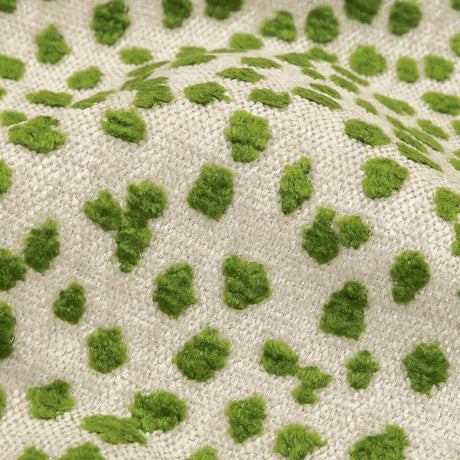 Grasshopper Raised Spots Acrylic Chenille Woven