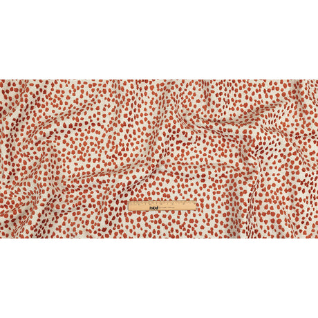 Cinnabar Raised Spots Acrylic Chenille Woven