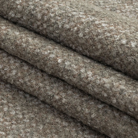Nickel Tweedy Upholstery Boucle