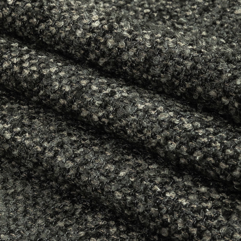Onyx Tweedy Upholstery Boucle