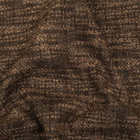 Walnut Tweedy Upholstery Boucle