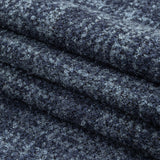 Indigo Tweedy Acrylic and Cotton Boucle
