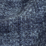 Indigo Tweedy Acrylic and Cotton Boucle