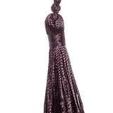 2" Eggplant Basic Tassel