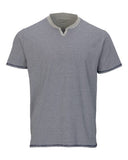Men's Striped V-Notch T-Shirt