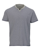 Men's Striped V-Notch T-Shirt