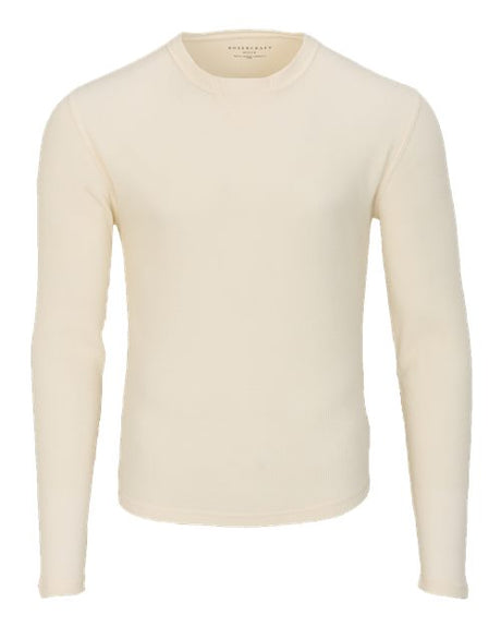 Boxercraft Men's Waffle Knit Long Sleeve T-Shirt