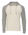 Boxercraft Unisex Waffle Knit Pullover Hooded Long Sleeve T-Shirt