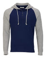 Boxercraft Unisex Waffle Knit Pullover Hooded Long Sleeve T-Shirt