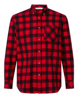 Boxercraft Men's Flannel Button-Down Shirt
