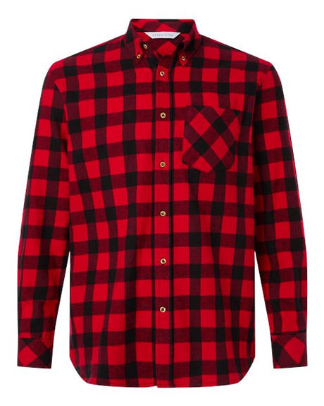 Boxercraft Men's Flannel Button-Down Shirt