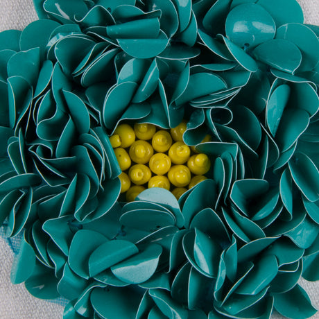 Aqua Sequin Applique