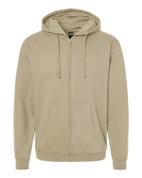 Tultex Unisex Full-Zip Hooded Sweatshirt