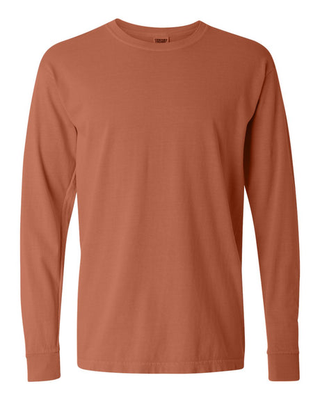Comfort Colors® Garment-Dyed Heavyweight Crewneck Long Sleeve T-Shirt