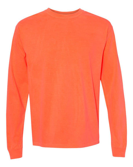 Comfort Colors® Garment-Dyed Heavyweight Crewneck Long Sleeve T-Shirt