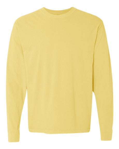 Comfort Colors® Garments Dyed Heavyweight Crewneck Long Sleeve T-Shirt