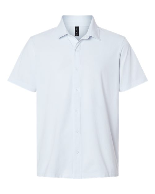 AllPro Men's Pro-Flex Sorona Button Down Short Sleeve Shirt
