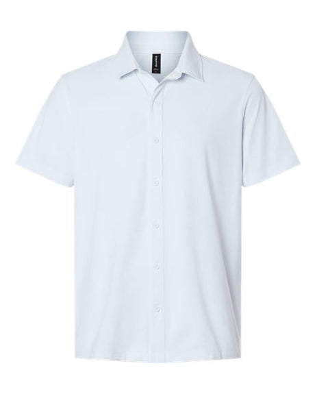 AllPro Men's Pro-Flex Sorona Button Down Short Sleeve Shirt