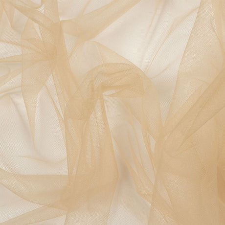 Soft Nylon Tulle - Toasted Almond - Leonardo Collection