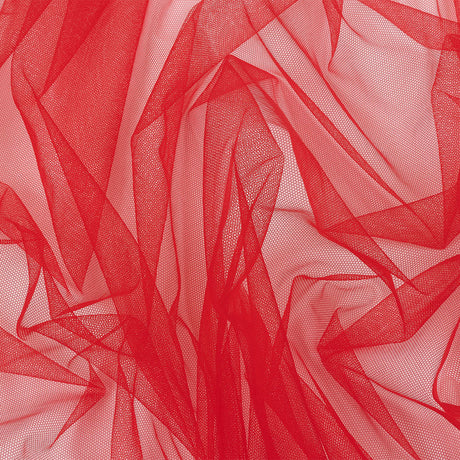 Soft Nylon Tulle - Bright Red - Leonardo Collection