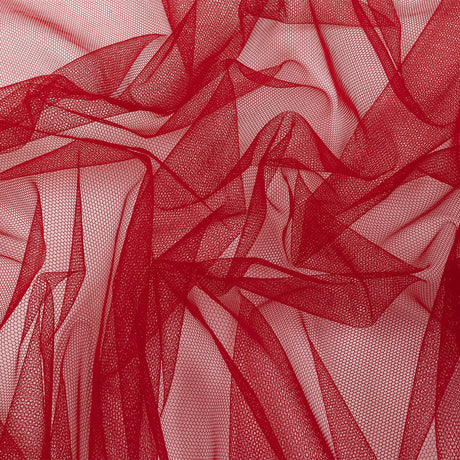 Soft Nylon Tulle - Cherry Red - Leonardo Collection