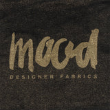 Mood Designer Fabrics Metallic Black and Gold Oversized Square Patch - 18.875"