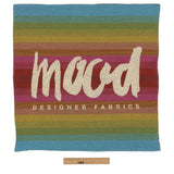 Mood Designer Fabrics Metallic Gold and Rainbow Oversized Square Patch - 18.875"