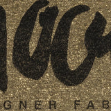 Mood Designer Fabrics Metallic Gold and Black Oversized Square Patch - 18.875"