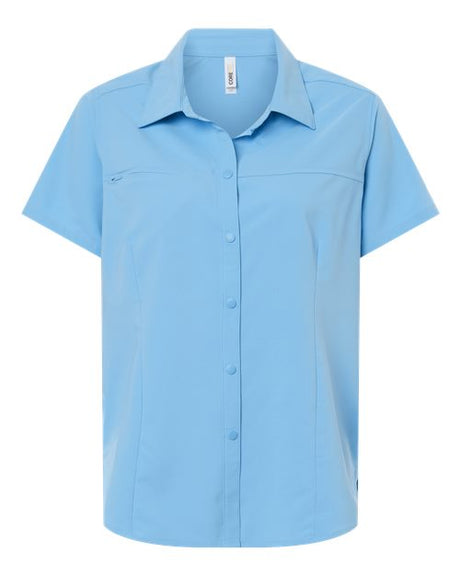 CORE365 Women's UltraUVP Shoreline Short Sleeve Staff Shirt