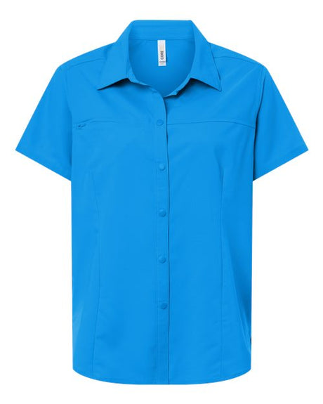 CORE365 Women's UltraUVP Shoreline Short Sleeve Staff Shirt