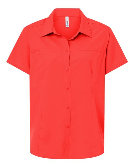 CORE365 Women's UltraUVP Shoreline Short Sleeve Staff Shirt
