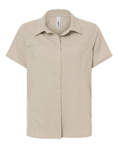 CORE365 Women's UltraUVP Shoreline Short Sleeve Staff Shirt