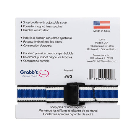 Wrist Grabbit - Magnetic Wearable Pin Cushion