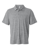 Men's Relay Heathered Stripe Performance Polo