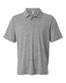 Men's Relay Heathered Stripe Performance Polo
