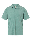 Men's Relay Heathered Stripe Performance Polo