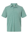 Men's Relay Heathered Stripe Performance Polo