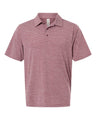 Men's Relay Heathered Stripe Performance Polo