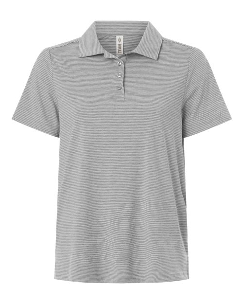 Team 365 Women's Relay Heathered Stripe Polo