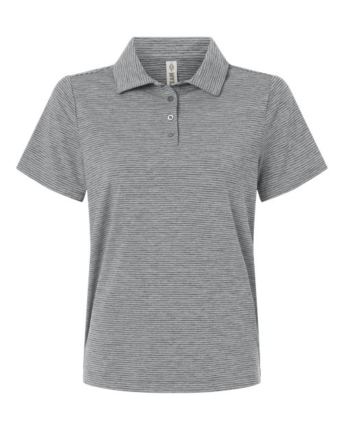 Team 365 Women's Relay Heathered Stripe Polo