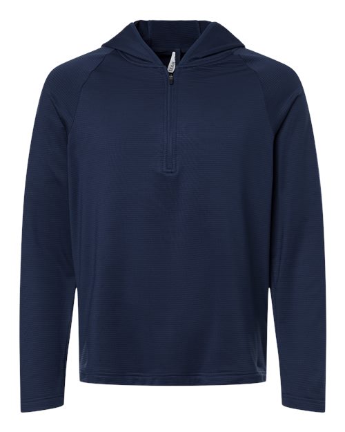 Team 365 Men's Qualify Quarter-Zip Hooded Pullover